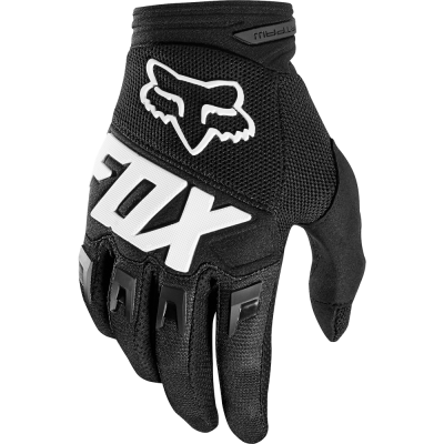 Мотоперчатки подростковые Fox Dirtpaw Race Youth Glove Black фото в интернет-магазине FrontFlip.Ru