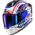 Шлем Shark SKWAL i3 REPLICA ZARCO GP DE FCE White/Violet/Blue