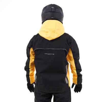 Dragonfly Мембранная куртка QUAD PRO Black - Yellow 2023 фото в интернет-магазине FrontFlip.Ru