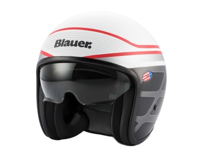 BLAUER Шлем PILOT H.T. 1.1 Grafica White фото в интернет-магазине FrontFlip.Ru