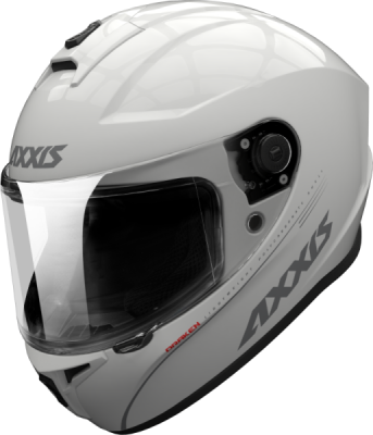 AXXIS FF112C Draken S Solid шлем белый фото в интернет-магазине FrontFlip.Ru