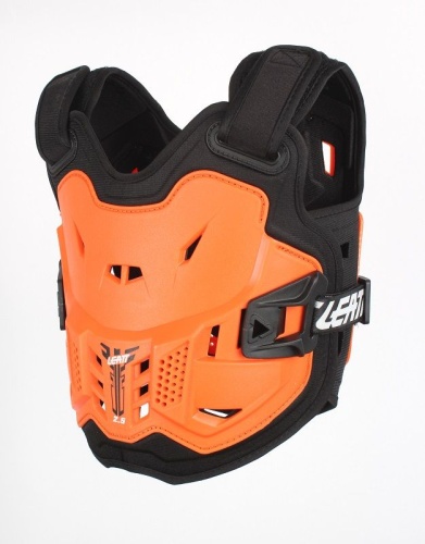 Защита панцирь детский Leatt Chest Protector 2.5 Kids Orange/Black фото в интернет-магазине FrontFlip.Ru