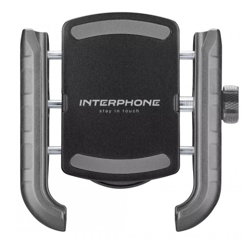 INTERPHONE Универсальный держатель с антивибрацией смартфона на руль мотоцикла, велосипеда SMCRAB24 фото в интернет-магазине FrontFlip.Ru