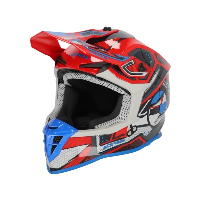 Шлем Acerbis LINEAR 22-06 Red/Blue фото в интернет-магазине FrontFlip.Ru