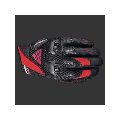 FIVE Перчатки STUNT EVO AIRFLOW черно-красн фото в интернет-магазине FrontFlip.Ru