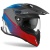 AIROH шлем трансформер COMMANDER PROGRESS RED/BLUE фото в интернет-магазине FrontFlip.Ru