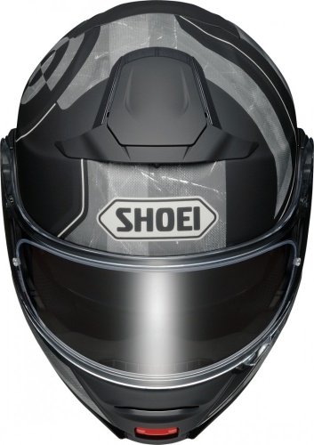 SHOEI Мотошлем NEOTEC II JAUNT черно-серо-серебристый, TC-5 фото в интернет-магазине FrontFlip.Ru