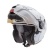 [CABERG] Мотошлем DROID, цвет Белый Металлик фото в интернет-магазине FrontFlip.Ru