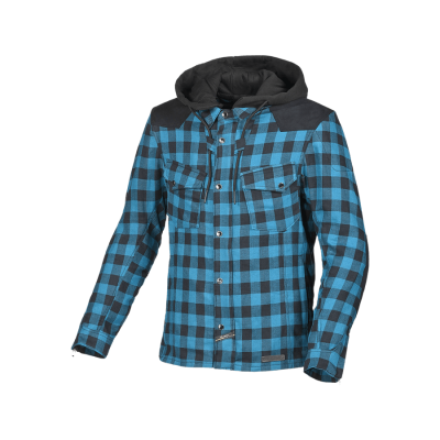 MACNA INLAND Куртка синяя клетка фото в интернет-магазине FrontFlip.Ru