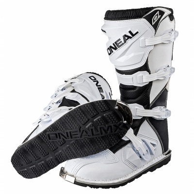 ONEAL Мотоботы кроссовые Rider Boot Белый фото в интернет-магазине FrontFlip.Ru
