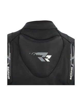 Куртка кожаная Bering SNAP Black/White фото в интернет-магазине FrontFlip.Ru