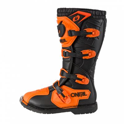 Мотоботы кроссовые  O'NEAL RIDER PRO мужской оранжевый фото в интернет-магазине FrontFlip.Ru