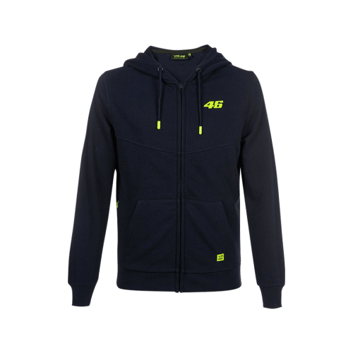 VR46 Худи Core small мужск.синяя фото в интернет-магазине FrontFlip.Ru