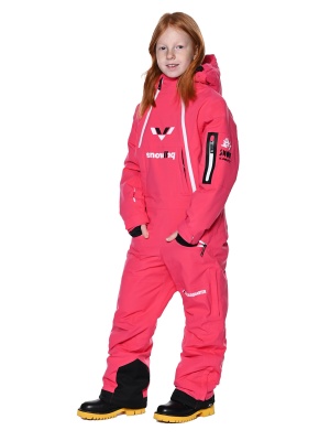 SNOW HEADQUARTER Горнолыжный комбинезон для девочки T-9095 Розовый фото в интернет-магазине FrontFlip.Ru