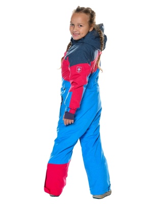 SNOW HEADQUARTER Горнолыжный комбинезон для девочки T-8811 Голубой фото в интернет-магазине FrontFlip.Ru
