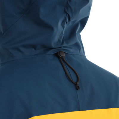 Dragonfly Куртка горнолыжная утепленная Gravity Premium MAN Yellow - Dark Ocean фото в интернет-магазине FrontFlip.Ru