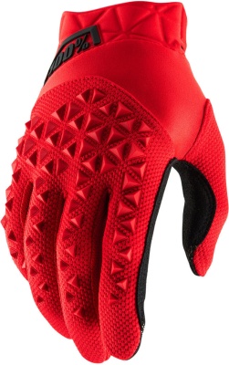 Мотоперчатки 100% Airmatic Glove Black/Red фото в интернет-магазине FrontFlip.Ru