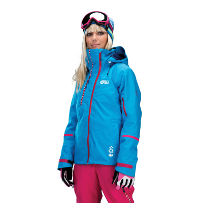 W17/18 WVT097 Куртка 20/15 женская Picture Organic TICKET JKT C Blue фото в интернет-магазине FrontFlip.Ru