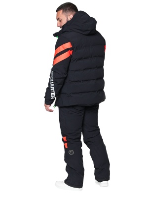 SNOW HEADQUARTER Горнолыжный костюм мужской KA-095 Черный фото в интернет-магазине FrontFlip.Ru