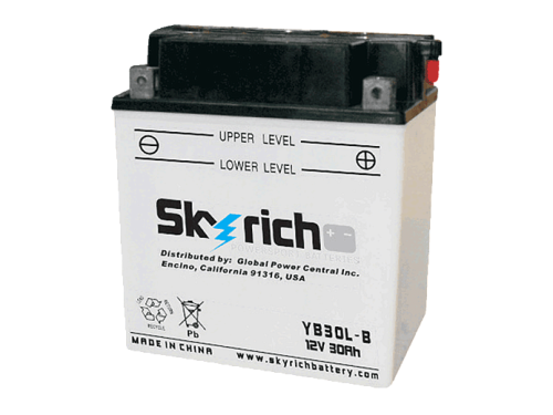SKYRICH   Аккумулятор  YB30L-B фото в интернет-магазине FrontFlip.Ru