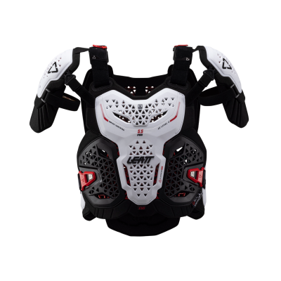 Защита панцирь Leatt Chest Protector 5.5 Pro Evo White фото в интернет-магазине FrontFlip.Ru