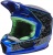 Мотошлем Fox V1 Peril Helmet Blue фото в интернет-магазине FrontFlip.Ru