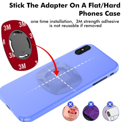 Держатель для телефона на руль Moto Holder красный фото в интернет-магазине FrontFlip.Ru