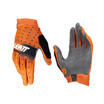 Велоперчатки подростковые Leatt MTB 1.0 GripR Junior Glove Glow фото в интернет-магазине FrontFlip.Ru