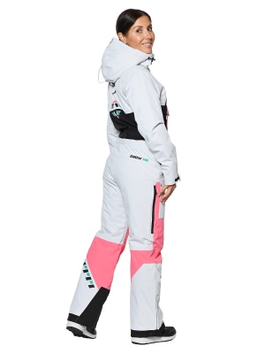 SNOW HEADQUARTER Горнолыжный комбинезон женский B-9050 Розовый фото в интернет-магазине FrontFlip.Ru