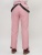 Полукомбинезон брюки горнолыжные женские розового цвета 66215R фото в интернет-магазине FrontFlip.Ru