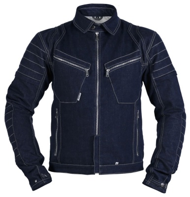 Куртка мужская INFLAME GRUNGE хлопок+арамид, цвет синий темный фото в интернет-магазине FrontFlip.Ru