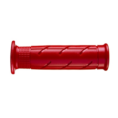 [ARIETE] Ручки руля (комплект) Scooter ASP 22-25мм/120мм, открытые, цвет Красный фото в интернет-магазине FrontFlip.Ru