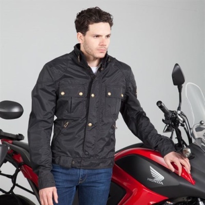 Мотокуртка Belstaff Racemaster Black фото в интернет-магазине FrontFlip.Ru