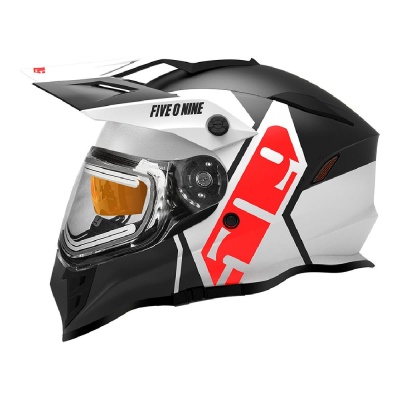 Снегоходный шлем 509 Delta R3L с подогревом Racing Red фото в интернет-магазине FrontFlip.Ru