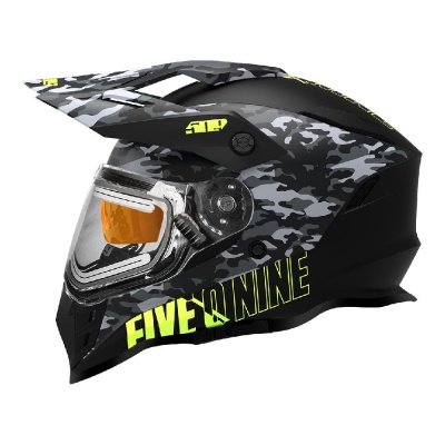 Снегоходный шлем 509 Delta R3L с подогревом Black Camo фото в интернет-магазине FrontFlip.Ru