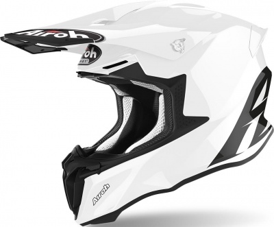 AIROH шлем кросс TWIST 2.0 COLOR WHITE GLOSS фото в интернет-магазине FrontFlip.Ru