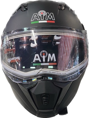 Шлем для снегохода AIM 906 Black Matt фото в интернет-магазине FrontFlip.Ru