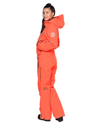 SNOW HEADQUARTER Снегоходный комбинезон женский B-9032 Оранжевый фото в интернет-магазине FrontFlip.Ru
