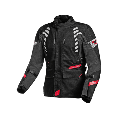 MACNA ULTIMAX Куртка ткань черн.с красн.полосками фото в интернет-магазине FrontFlip.Ru