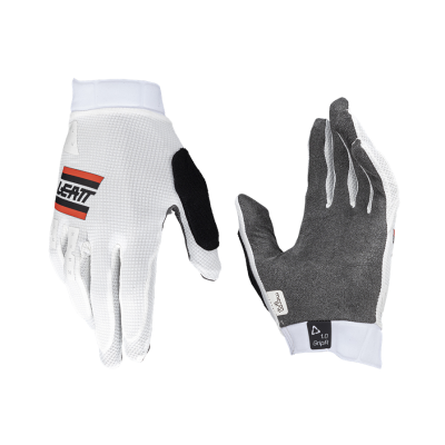 Велоперчатки Leatt MTB 1.0 GripR Glove White фото в интернет-магазине FrontFlip.Ru