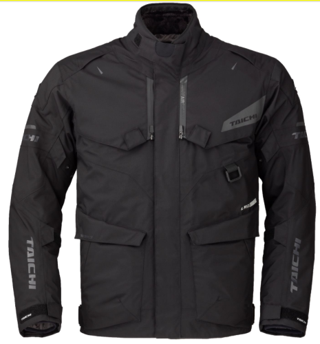 Куртка текстильная Taichi DRYMASTER KOMPASS ALL SEASON Black фото в интернет-магазине FrontFlip.Ru
