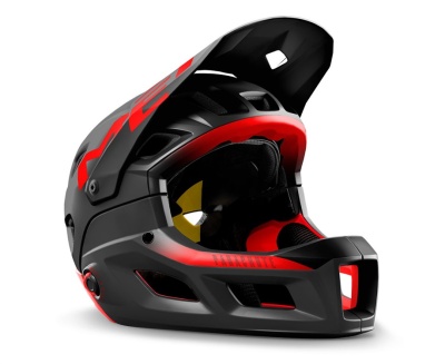 Велошлем Met Parachute MCR Black/Red фото в интернет-магазине FrontFlip.Ru