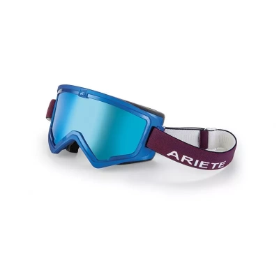 ARIETE Кроссовые очки (маска) MUDMAX RACER - BLUE - BLUE LENS - RED/BLUE STRAP (moto parts) фото в интернет-магазине FrontFlip.Ru