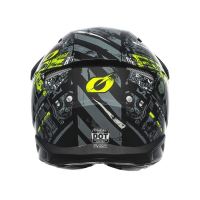 Шлем кроссовый O'NEAL 3Series RIDE желтый/черный фото в интернет-магазине FrontFlip.Ru