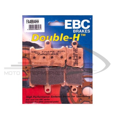 [EBC] Тормозные колодки FA499/4HH DOUBLE H Sintered фото в интернет-магазине FrontFlip.Ru