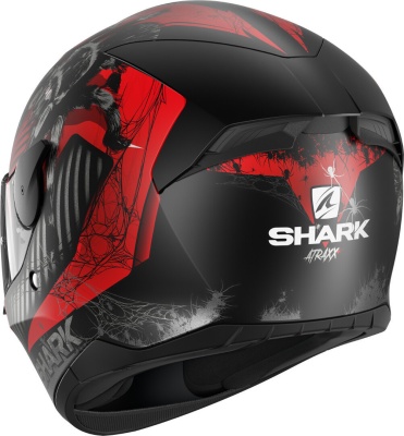 Шлем SHARK D-SKWAL 2 ATRAXX MAT Black/Red фото в интернет-магазине FrontFlip.Ru