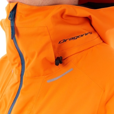 Dragonfly Куртка горнолыжная утепленная Gravity Premium MAN Orange 2023 фото в интернет-магазине FrontFlip.Ru