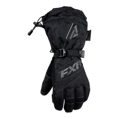 Перчатки FXR Fusion с утеплителем Black/Charcoal фото в интернет-магазине FrontFlip.Ru