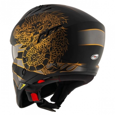 [SUOMY] Мотошлем ARMOR DRAGON, цвет Серый Матовый фото в интернет-магазине FrontFlip.Ru