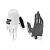 Велоперчатки Leatt MTB 1.0 GripR Glove White